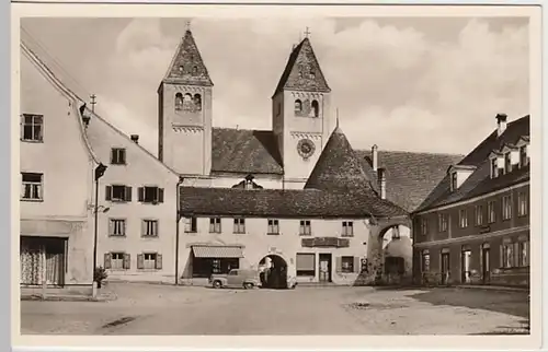 (21030) Foto AK Steingaden, Klosterkirche, nach 1945