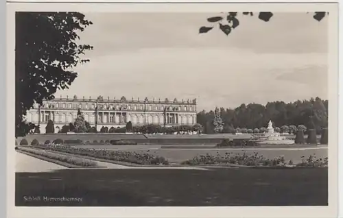 (20907) Foto AK Schloss Herrenchiemsee, vor 1945