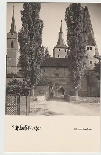 (20879) Foto AK Iphofen, Rödelseer Tor, vor 1945