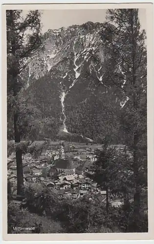 (20497) Foto AK Mittenwald, Panorama 1938