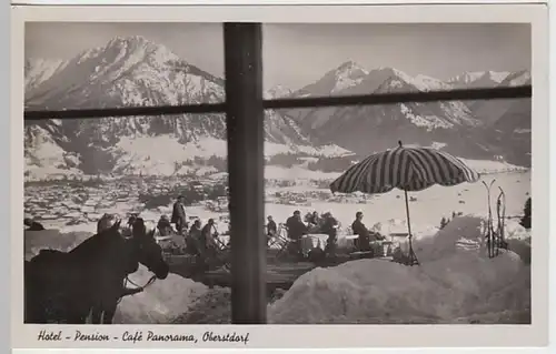 (20395) Foto AK Oberstdorf, Hotel Panorama, vor 1945