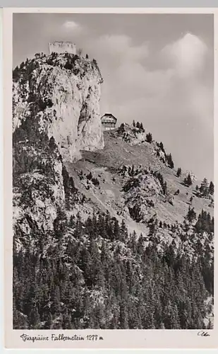 (20381) Foto AK Pfronten, Burg Falkenstein, vor 1945