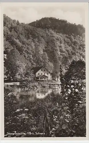 (20346) Foto AK Gößweinstein, Stempfermühle, Fränk. Schweiz 1940