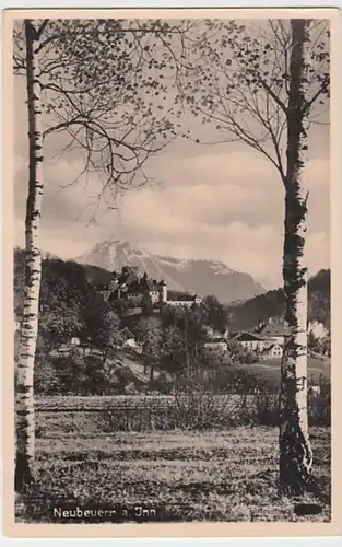 (20166) Foto AK Neubeuern, Schloss, vor 1945