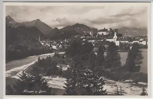 (20105) Foto AK Füssen, Panorama, vor 1945