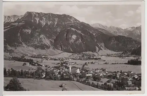 (20065) Foto AK Bad Hindelang, Bad Oberdorf, Panorama, vor 1945