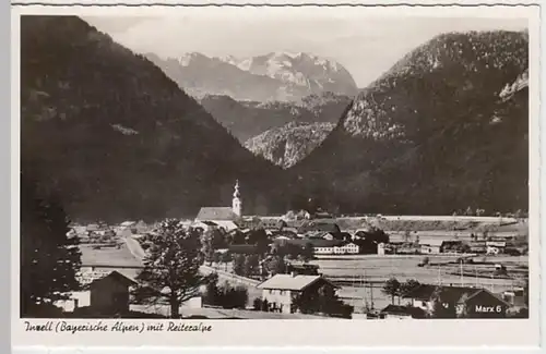 (19988) Foto AK Inzell, Bayern, Panorama, Reiteralpe, nach 1945