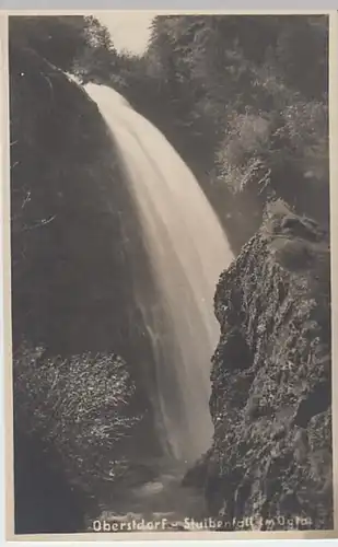 (19235) Foto AK Oberstdorf, Stuibenfall, vor 1945