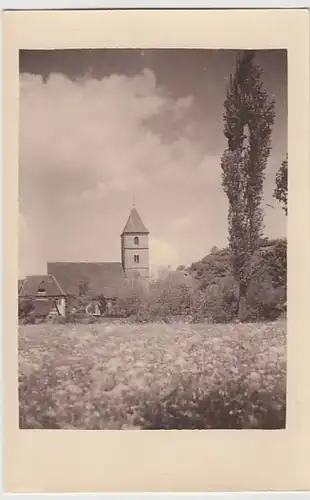 (19022) Foto AK Detwang, Kirche, vor 1945