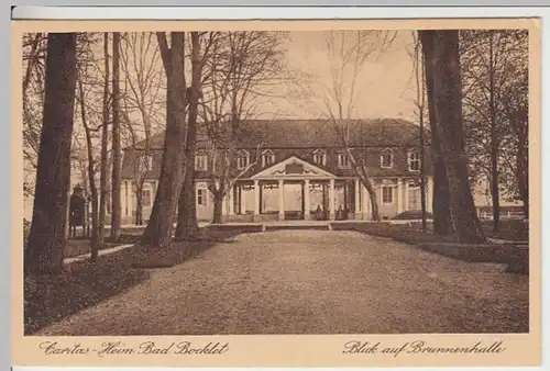 (17754) AK Bad Bocklet, Caritas Haim, Brunnenhalle, vor 1945