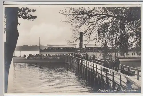 (17286) Foto AK Ambach, Münsing, Starnberger See, gel. 1931