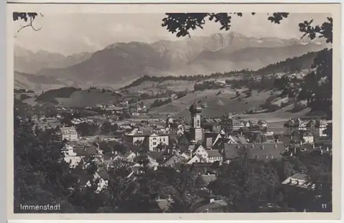 (17226) Foto AK Immenstadt im Allgäu, Panorama 1935