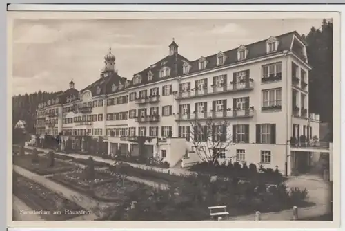 (17127) Foto AK Deggendorf, Sanatorium am Hausstein 1933