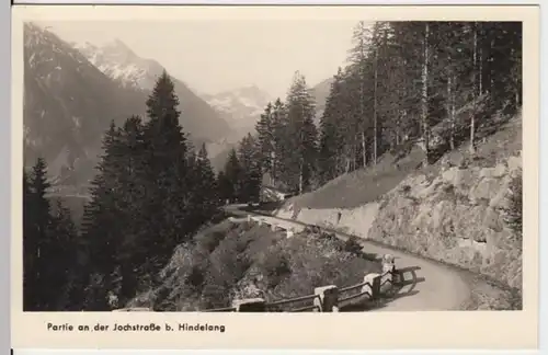 (16987) Foto AK Jochstraße b. Hindelang, Sonderstempel 1955