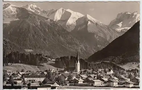 (16913) Foto AK Oberstdorf (Bay.), Panorama 1963