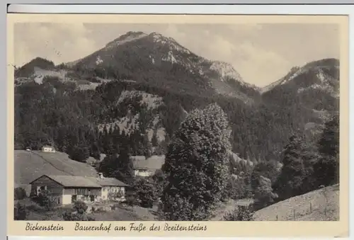 (16851) AK Birkenstein, Fischbachau mit Breitenstein 1939