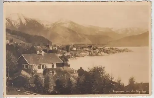 (15886) Foto AK Tegernsee, Blick von der Wacht, vor 1945