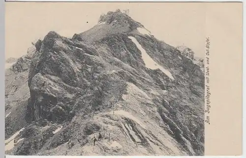 (15846) AK Zugspitze, Westgipfel, Ostgipfel 1906