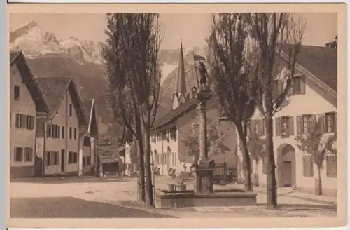 (15781) AK Partenkirchen, Floriansplatz, vor 1945