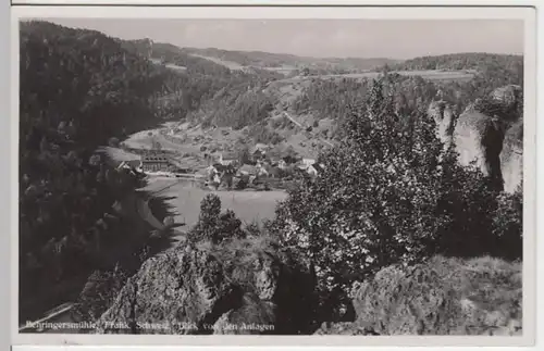 (15494) Foto AK Behringersmühle, Gößweinstein, Panorama, vor 1945