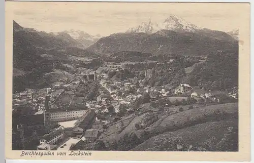 (15434) AK Berchtesgaden, Panorama vom Lockstein 1923