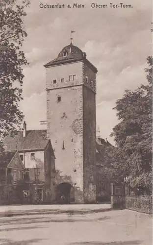 (1517) AK Ochsenfurt, Oberer Torturm 1929