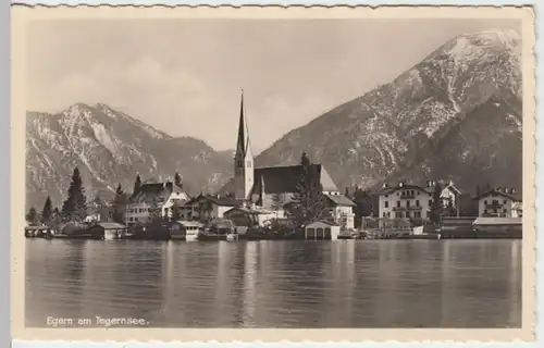 (14983) Foto AK Egern am Tegernsee, Kirche 1936