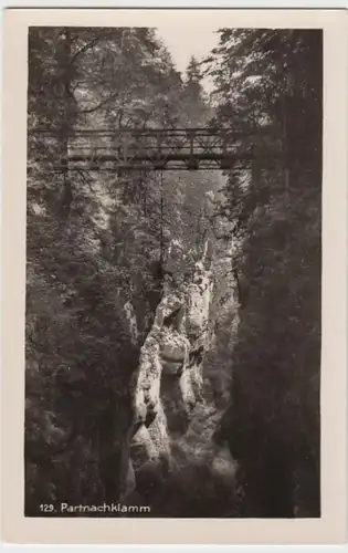 (14982) Foto AK Partnachklamm, vor 1945