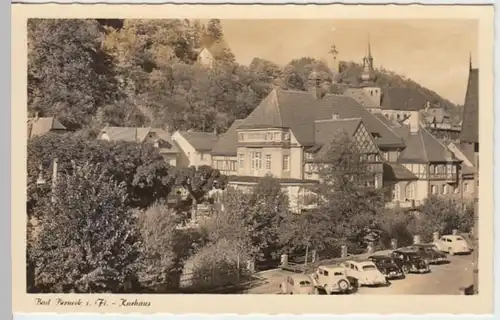 (14957) Foto AK Bad Berneck im Fichtelgebirge, Kurhaus, nach 1945