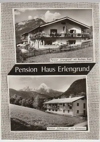 (14719) Foto AK Strub, Bischofswiesen, Haus Erlengrund, nach 1945