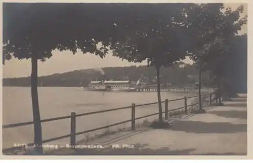 (1461) Foto AK Starnberg, Seepromenade 1920/30er