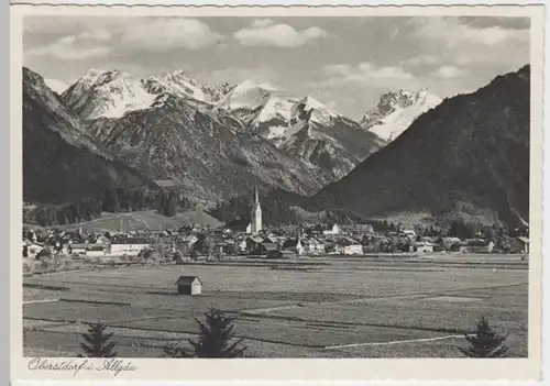 (13986) AK Oberstdorf, Panorama, vor 1945