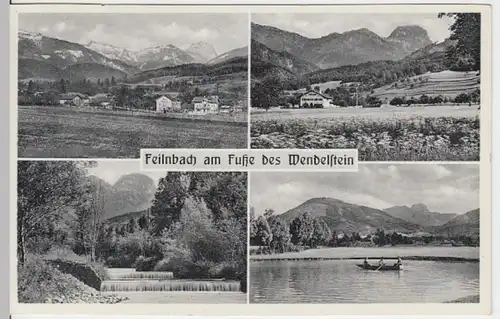 (13895) AK Bad Feilnbach, Mehrbildkarte 1955