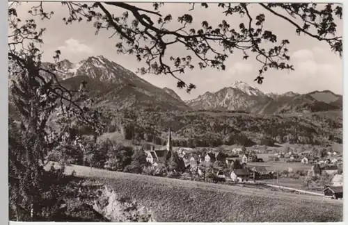 (13804) Foto AK Bergen, Oberbayern, Panorama 1959