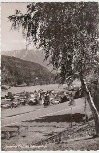 (13751) Foto AK Sachrang, Panorama, Kaisergebirge, nach 1945