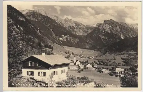 (13499) Foto AK Hinterstein, Bad Hindelang, Panorama, vor 1945