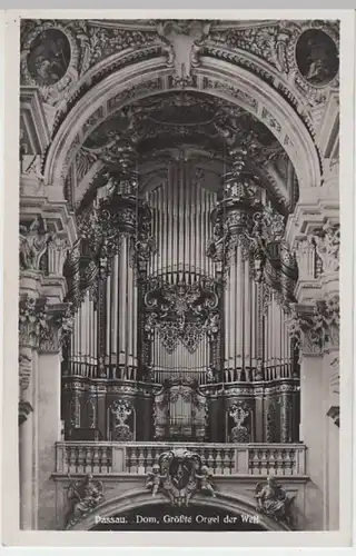 (13070) Foto AK Passau, Dom, Orgel