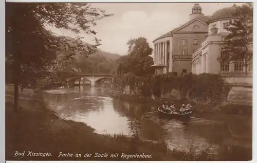 (12941) Foto AK Bad Kissingen, Regentenbau 1928