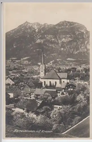 (12595) Foto AK Partenkirchen, Panorama, Kramer, vor 1945