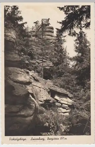 (12195) Foto AK Luisenburg, Fichtelgebirge, Burgstein 1940