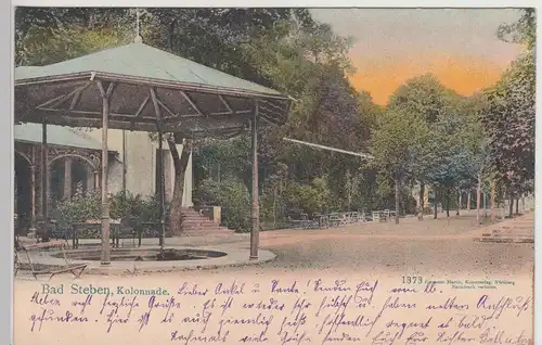 (115448) AK Bad Steben, Kolonnade 1904