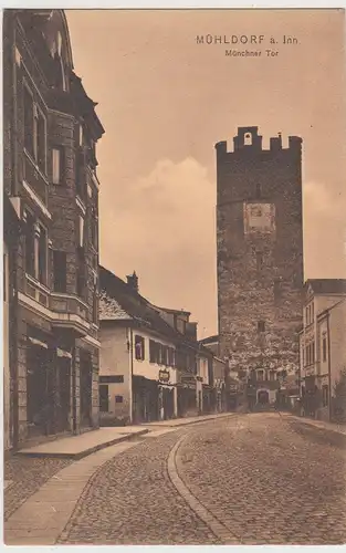 (115388) AK Mühldorf am Inn, Münchner Tor 1908