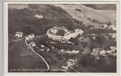 (115379) Foto AK Tittmoning, Burg (Schullandheim) Foto 1937