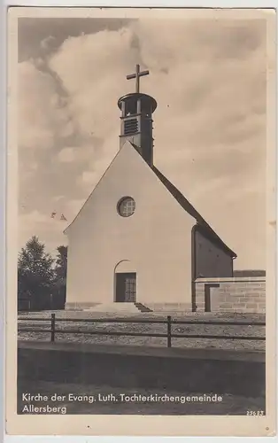 (114711) Foto AK Allersberg, Kirche 1930/40er