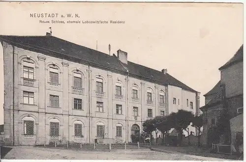 (114297) AK Neustadt an der Waldnaab, Neues Schloss 1908