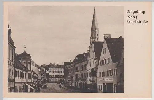 (114170) AK Dingolfing, Bruckstraße 1930/40er