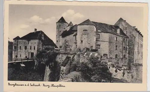 (113853) AK Burghausen, Salzach, Burg, Hauptbau, vor 1945