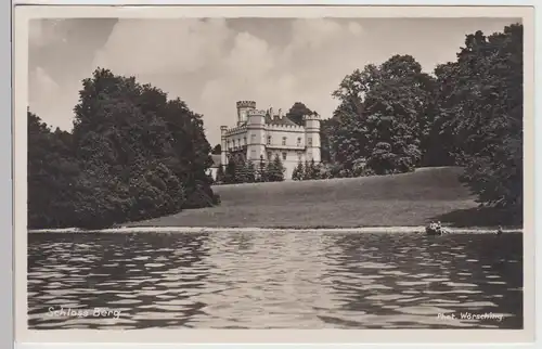 (113843) Foto AK Schloss Berg, Starnberger See, vor 1945