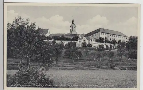 (113586) AK Taubstummenanstalt Hohenwart, Oberbayern 1948