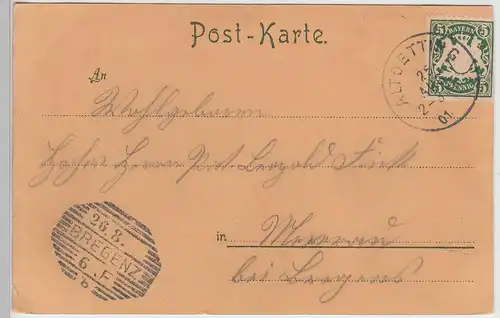 (113520) Künstler AK Gruß aus Altötting, Kirche, Kapelle 1901